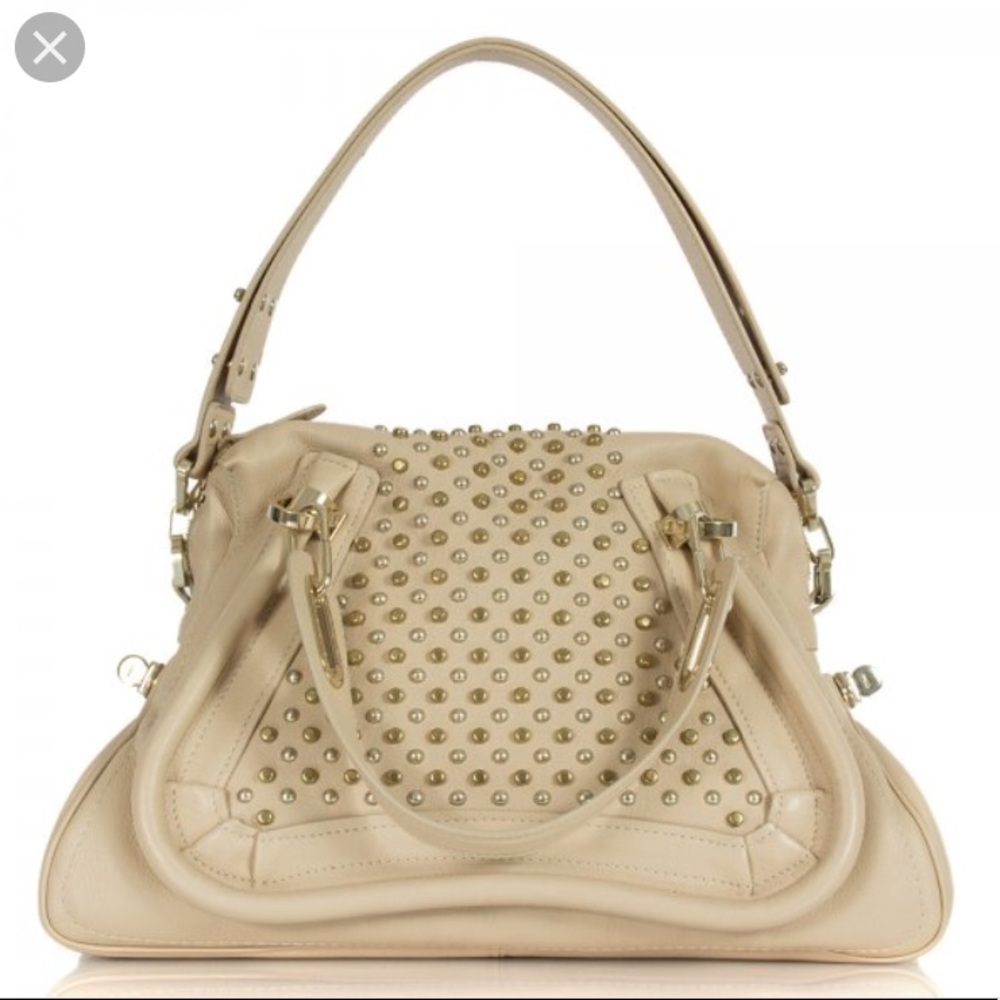 Chloe Beige Bag with studs!